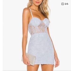 NBD revolve lace mini dress